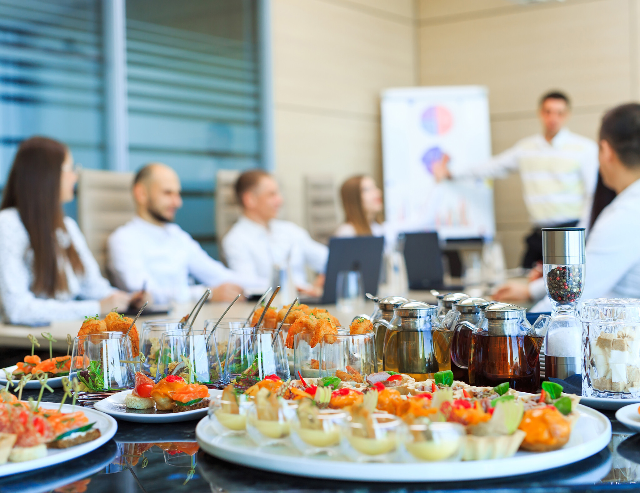 Business-Meeting im Arneggers Adler
